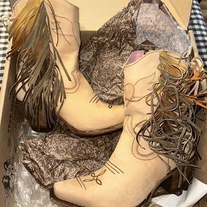 Junk Gypsy The Spirit Animal Cowboy Boots Sz 6.5